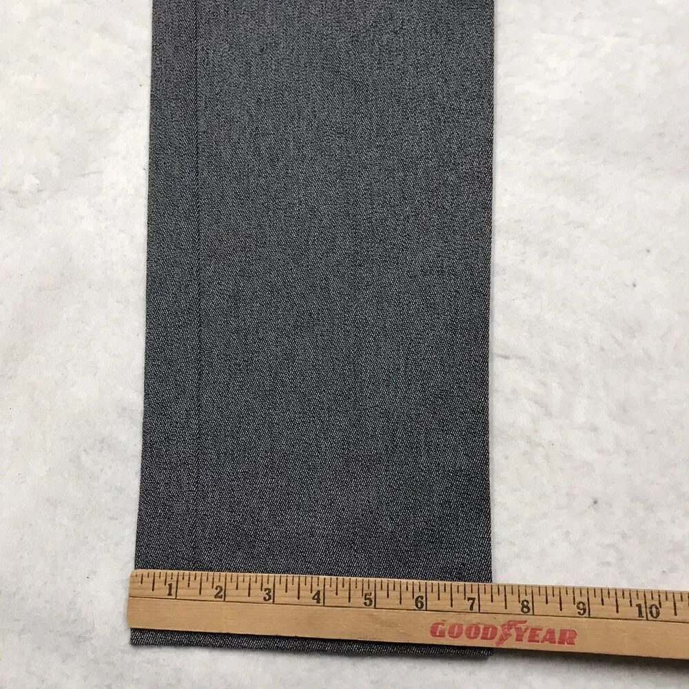 HUGO BOSS Kaito 1 Pant Men 40R (40x34) Gray Stretch Twill Flat Front Chino